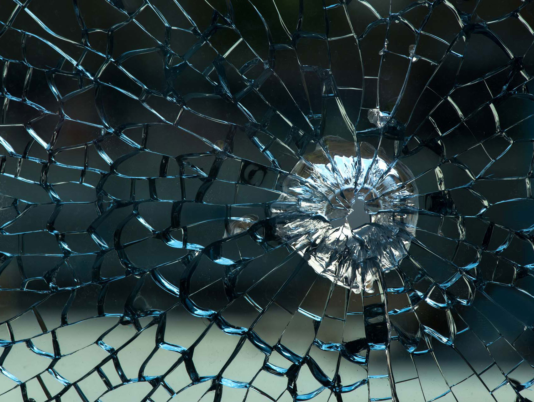 Zerbrochene Scheibe